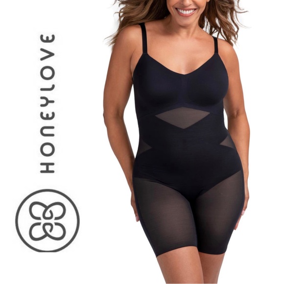 Honeylove Other - Honeylove💕SuperPower Mid Thigh Bodysuit Size L